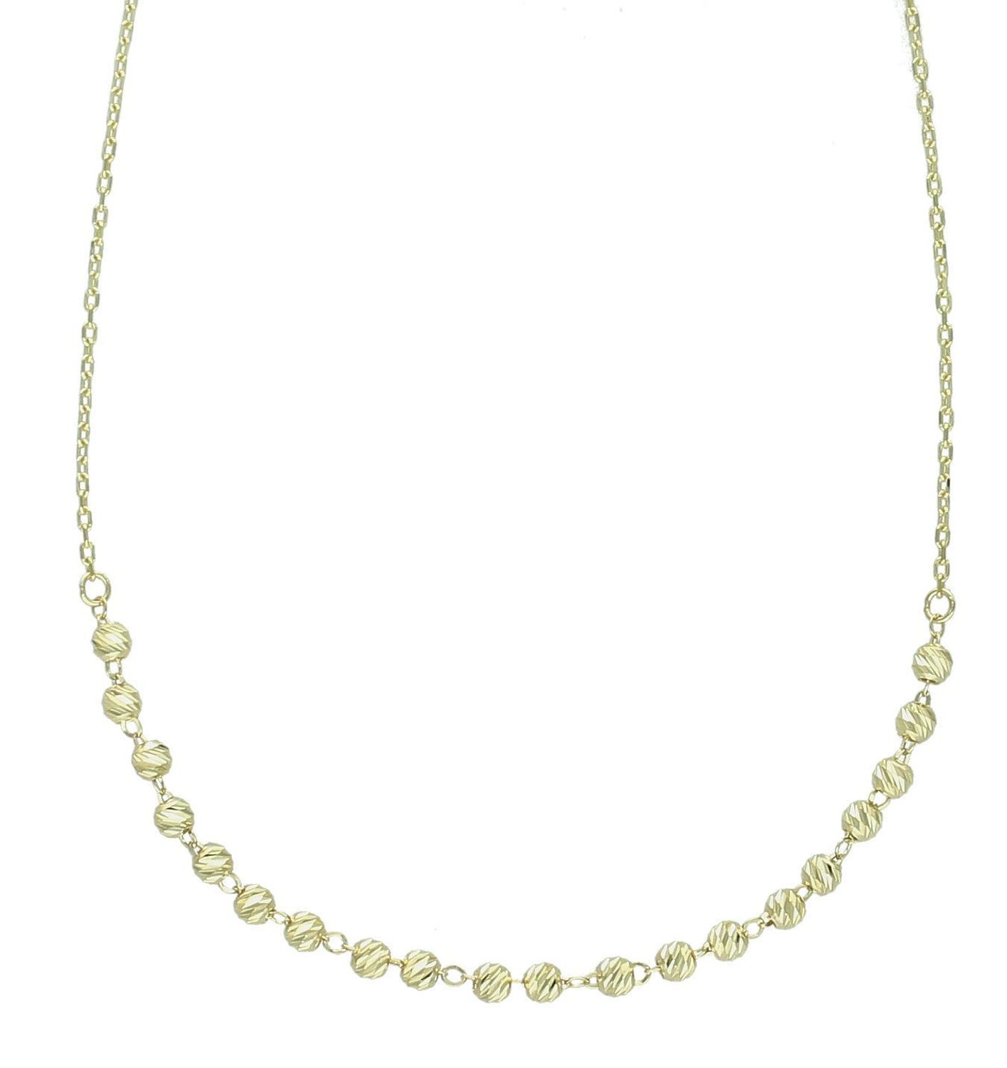 Złoty naszyjnik damski 375 celebrytka z kuleczkami NA 3431 375 (3).jpg